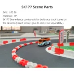 LDARC Portable Race Track Rubber Mat 160x90mm 120x60mm 240x120mm 240x240mm RC 1/76 1/64 1/58 Mini Car Track Race Accessory - Image 2