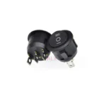 5PCS KCD1-105 3PIN BLACK ROUND Push Button rocker Switch ON/OFF/ON   power switches 16A/250V 20A/125V