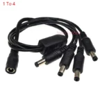 5V 12V 5.5mmX2.1mm 1 To 2/3/4/5/6/8/10/16 Way Female To Male DC Power Splitter Supply Adapter Connector Extension Cable LED CCTV - Image 7