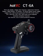 Hotrc CT-6A CT-4A 6CH 4CH 2.4GHz Radio System Transmitter Remote Controller with F-06A F-04A 6Ch Receiver for RC Car Boat Tank - Image 14