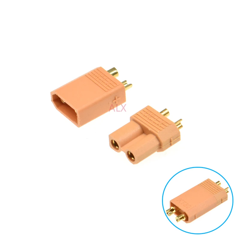 10PCS XT30 XT-30 MALE FEMALE Bullet PLUG CONNECTOR banana plug socket for RC UAV Lipo Battery