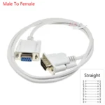 1PCS DB9 Serial Cable 9Pin RS232 Male/Female Straight/Crossover Type  PC Converter Expansion Cable 1.5M Extension Cable - Image 6