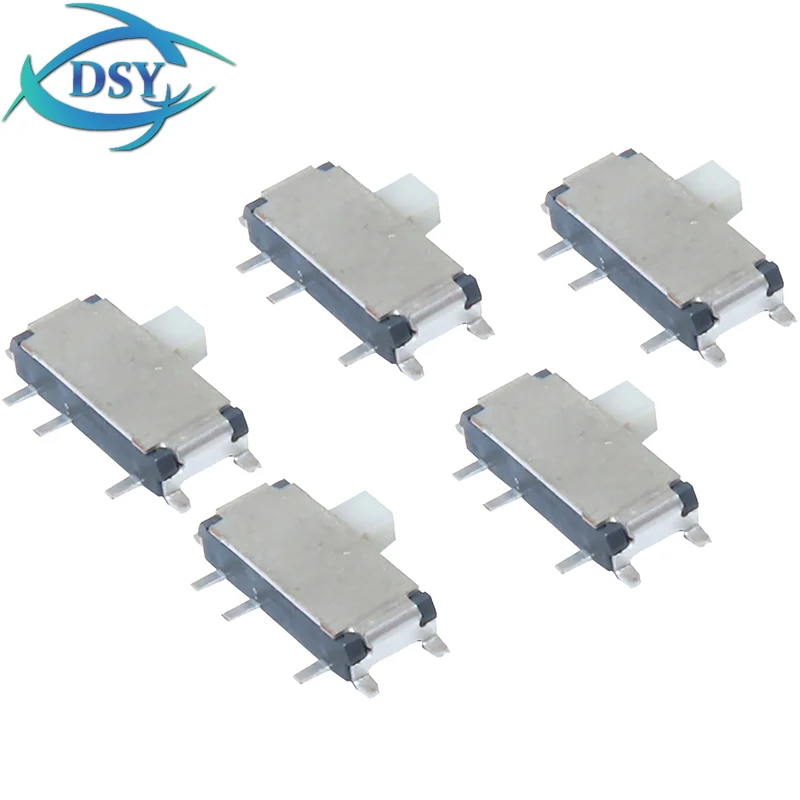 50PCS MSK-12C01-07 1P2T Miniature Horizontal Slide Switch SMD 7Pin Mini Slide Switch On-OFF 2Position Micro Slide Toggle Switch