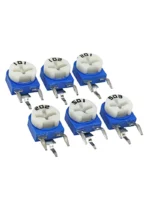 10pcs RM063 RM 063 Trimpot Trimmer Potentiometer 100 200 500 1K 2K 5K 10K 20K 50K 100K 200K 500K 1M Ohm  Variable Resistor - Image 5