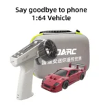 LDARC S100 Professional 1:64 Scale RC Drift Mosquito Car Rear-Wheel Drive Full-Scale Steering Static Model Grade Appearance Toy - Image 18