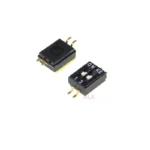 5PCS Gold Plated SMD SMT 2P 2-BIT TOGGLE switch doule Row 2PIN PITCH 1.27MM 2 PIN Slide Switches 2 Position 4 PIN 2-way - Image 3