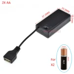 1Pcs USB Female AA Battery Box With Switch 1AA/2AA/3AA/4AA 1X/2X/3X/4X Slot Battery Holder Case With Plug 1.5V/3V/4.5V/7V/9V/12V - Image 10