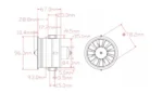 QX-MOTOR 80mm EDF 12 Blades Ducted Fan with 3538 RC Brushless Motor KV2200 Thrust  120A ESC for 6S Jet Airplane Aircraft - Image 11