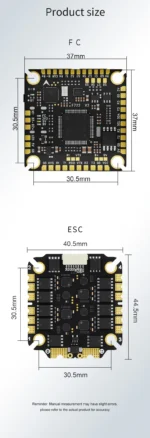 Aocoda-RC F765S F775S V2 Stack F722 V2 3065S / 3075S 65A / 75A 4in1ESC 30x30mm 3-6S per FPV Freestyle Drone - Image 18