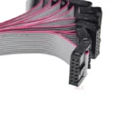 5pcs fc-14p 30cm 2.54mm Pitch Jtag Avr Isp Download Cable 14p Wire 14pin Gray Flat Ribbon Data Cable For Dc3 Idc Box Header - Image 2