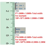 10PCS FPC FFC Cable Ribbon Flexible Flat Cable21P/22P/23P/24P/25P/26P/27P/28P/29P/30P 0.5MM 1.0MM Pitch 50/100/150/200/250/300MM - Image 5