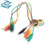 5PCS/LOT Electrician DIY Test Wires Alligator Clips , Double-headed Crocodile Clips, 50CM Test Jumper Wires - Image 3