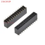 2/10PCS SMD SMT 2*2/3/4/5/6/7/8/9/10/12/16/20/40/ PIN double row female HEADER 2.54MM PITCH Strip Connector 2X/6/8/10/20 - Image 8