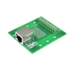1pcs Rj45 8p8c Female Socket To Terminal Block Adapter Pcb Board Rj45 Ethernet Connector Converter Din Rail Mounting - Image 3