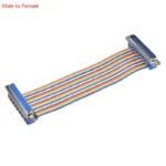 1PCS 20CM 50CM 1M DB37 MALE to FEMALE/MALE TO MALE/FEMALE TO FEMALE CABLE D-Sub serial port connector adapter Extension Cable - Image 4