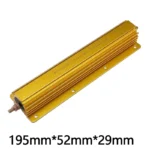 300W Aluminum Power Metal Shell Case Wirewound Resistor 0.05 0.1 0.2 0.22 0.33 0.47 0.5 0.6 0.8 1 1.2 1.5 2 3 4 4.7 5 6 8 Ohm R