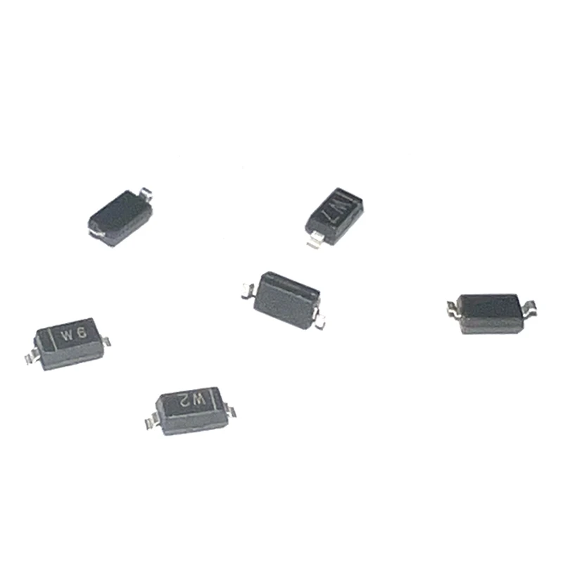 50pcs SOD-123 Zener Diode 1206 0.5W BZT52C2v4 WX BZT52C2v7 W1 BZX52C3v0 W2 2.4v 2.7v 3v