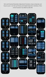 Hotrc DS-800 2.4Ghz 8CH FHSS Remote Controller F-08A F08A Receiver Color Screen For RC Model Car/Trawler/Fishing Boat Lawn mower - Image 13