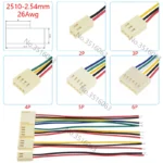 5/10Pcs KF2510 2510 2.54mm Female Plug Connector With Wire 100/200/300mm Cable 2/3/4/5/6/7/8P Pin Double Jumper Line For Arduino - Image 2