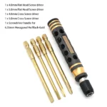 4 in 1 Hexagon Screwdriver 1.5 2.0 2.5 3.0mm 6.35mm Quick Change Allen Key Hex Screws Wrench Tool for 1/8 1/10 RC Car SCX10 TRX4 - Image 8