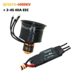 QX-MOTOR 50mm EDF QF2611 QF2611PRO 12blades Ducted fan with 3300KV/ 4000KV /4600KV/ 5000KV Brushless Motor For Rc Jet Aircraft - Image 14
