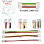 5/10Pcs JST ZH-1.5mm Pitch Male Plug Connector With Wire 100/200/300mm Cable 2/3/4/5/6/7/8/9/10P Pin Jumper Line For Arduino - Image 4