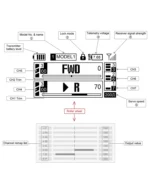 LDARC CT01 2.4G 8CH Two-Way RC Car Remote Controller with CR1800 2.4G 8CH Receiver for RC Car Boat Tanks - Image 8