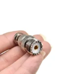 1PCS PL259 UHF FEMALE JACK TO BNC MALE PLUG RF coaxial coax adapter connector - Image 2
