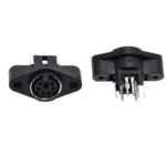 2pcs mdc/s Terminal Socket Din Jack Connector Mini Ps2 6pin 6p With Fixed Hole Mouse Keyboard - Image 2