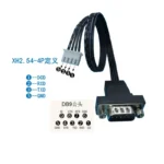 1pcs 25cm Db9 Male To Xh Female Plug Cable Db9 Male To Ph Wire Rs232 Serial Port Connector To 2.54mm 2.0mm Extension Cable - Image 5