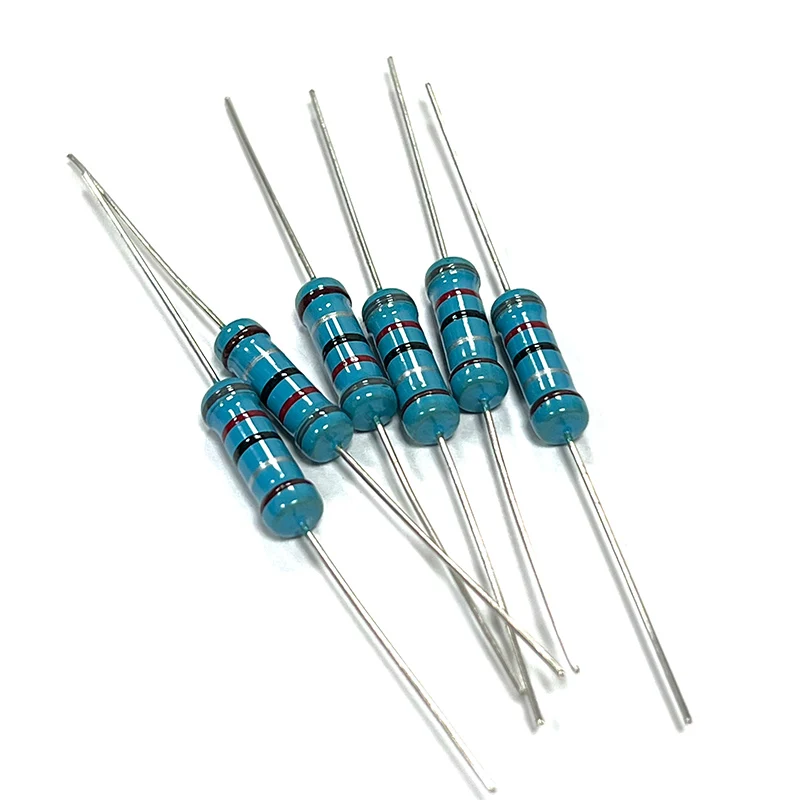 20pcs 2W 8R2 82R 820R 8K2 82K 820K 8.2 82 820 Ohm R K Metal Film Resistor 0.1R-10M