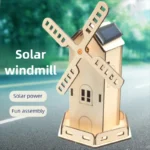 DIY Solar Energy Windmill House DIY Science Experiment Kit & Education Model Toy Physics Science Toys For Children Gift Toy