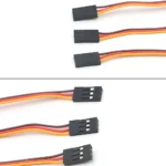 10pcs 100mm 150MM 200MM 300MM 500MM Servo extension cord Male to Male for JR Plug Servo Extension Lead Wire Cable 10cm - Image 16
