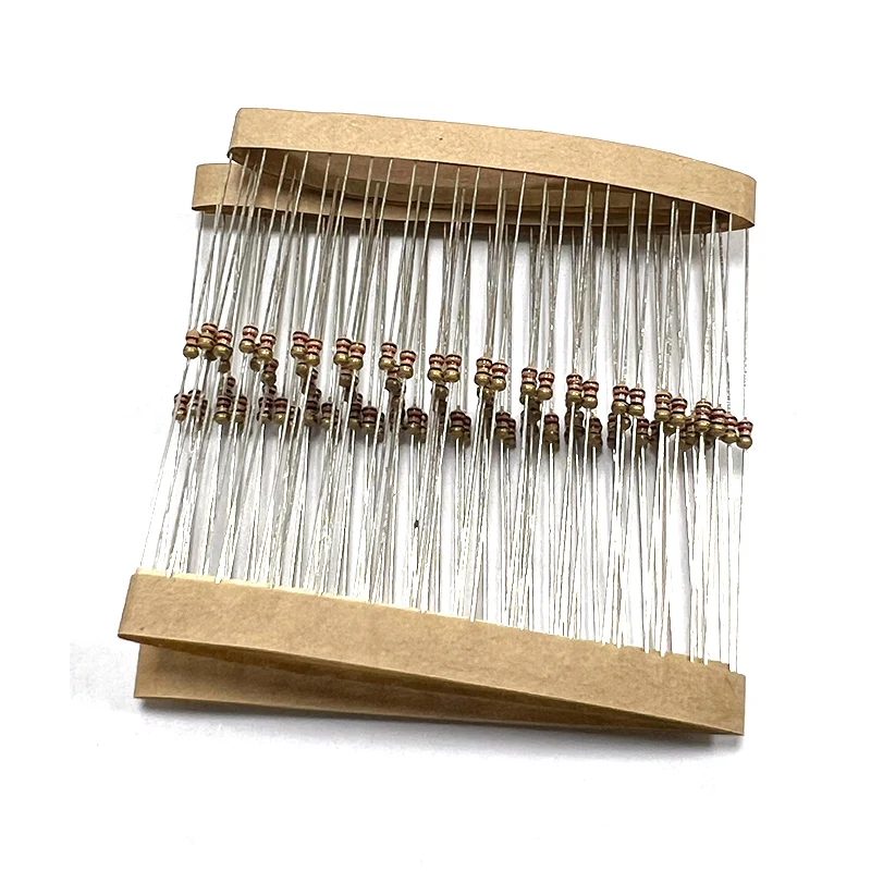 100PCS 1/8W Carbon Film Resistor 5% 1R2 12R 120R 1K2 12K 120K 1.2 12 120 R K Ohm 0.125W  0R--1M