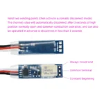 Uangel Universal PWM Relay Switch 5V Receiver Electronic Controller Module DIY Model Universal On-Off For FPV RC Drone Airplane - Image 5