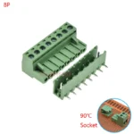 10Sets 2edg 2/3/4/5/6/7/8/9 Pin Screw Terminal Block Connector 5.08mm Pitch Plug + Straight Pin Header Socket For Pcb 2p 3p 4p - Image 10