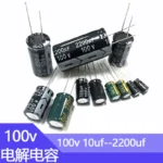100v Aluminum Electrolytic Capacitors 10uf 22uf 33uf 47uf 68uf 100uf 220uf 330uf 470uf 680uf 1000uf 2200uf 100wv 100vdc - Image 2