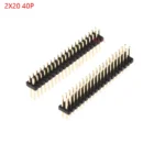 10PCS dip 2*2/3/4/5/6/7/8/9/10/12/16/20/40/ PIN double row male PIN HEADER 1.27MM PITCH Strip Connector 2X/6/8/10/20 - Image 17