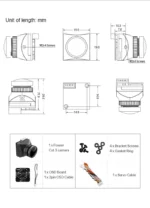 Foxeer Mini Cat / Micro Cat 4 1200TVL Starlight 0.00001Lux FPV Camera Low Latency Low Noise FPV Camera For RC FPV Racing Drone - Image 19