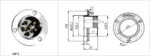 GX40 40MM aviation connector With Flange male & female 2/3/4/5/6/7/8/9 pin wire panel connector aviation plug socket 2pin 3pin - Image 5
