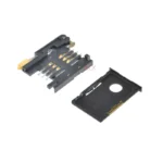 5PCS/LOT A card SIM card holder SIM card slot 6+2P drawer SIM card drawer self-elastic deck Connector 8Pin 8p gps