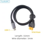 Toolkitrc SC100 Type-C to XT60 Charging Cable for toolkitrc M7 M6 M6D M8S Charger - Image 7