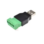 1PCS USB A-type 2.0 MALE PLUG TO 5PIN SCREW terminal connector PITCH 3.5mm usb-a USB-2.0 Converter adapter - Image 2