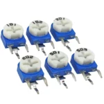 10pcs RM063 RM 063 Trimpot Trimmer Potentiometer 100 200 500 1K 2K 5K 10K 20K 50K 100K 200K 500K 1M Ohm  Variable Resistor