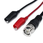 BNC male to double clip test cable notebook cable Q9 to double clamp monitoring accessories power cord - Image 2