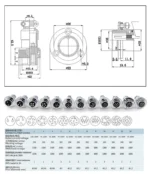 GX20 20MM aviation connector With Flange male & female 2/3/4/5/6/7/8/9 pin wire panel connector aviation plug socket 2pin 3pin - Image 6