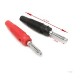 5PCS 4mm 32A Solderless Side Stackable Banana male Plug Copper Connectors Terminals - Image 5