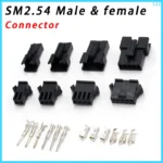 SM2.54-2/3/4/5/6Pin Pitch 2.54mm SM Female and Male wire connector housing SM-2P SM-2R JST SM2.54