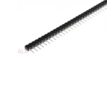 5/10PCS 1X40 PIN Single Row ROUND FEMALE PIN HEADER 2.54MM PITCH Strip Connector Socket  40p 40PIN 40 PIN FOR PCB BOARD arduino - Image 2