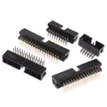 10pcs dip 6P 10P 20P 26P 34P 40P PIN 2.54MM pitch MALE SOCKET straight idc box headers PCB CONNECTOR DOUBLE ROW DC3 HEADER - Image 4